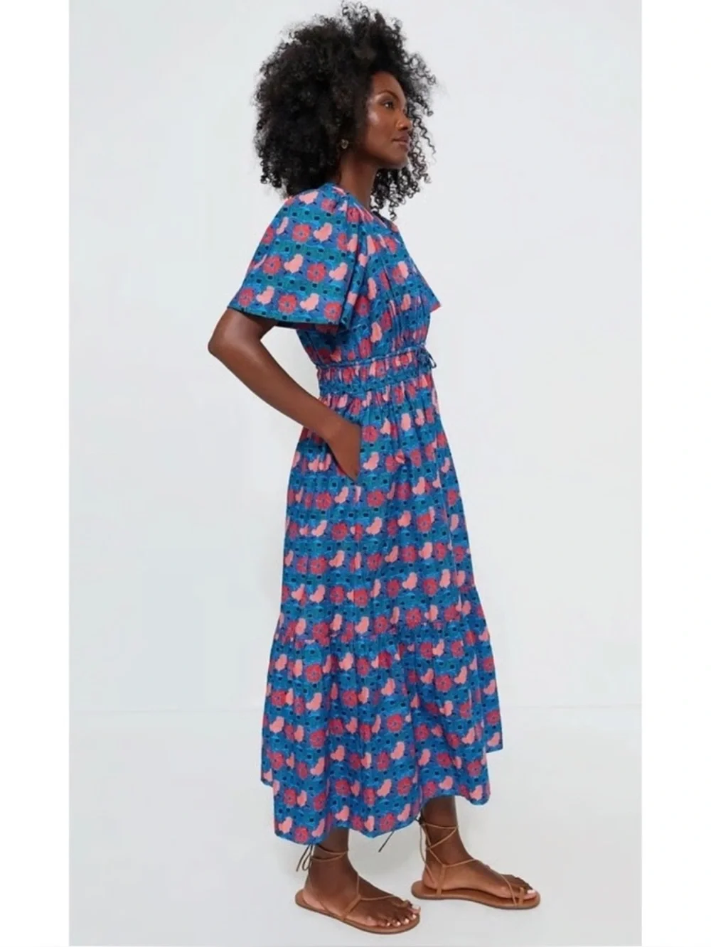 Tuckernuck Retro Floral Mitchell Dress XS - Picture 5 of 10